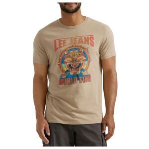 Lee‎ Jeans World Tour Men's Short Sleeve Regular Fit Graphic Tee